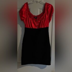 City Triangles red and black dress size 13